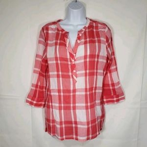 ST.JHONS BAY Women's plaid  Sz M